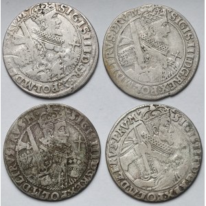 Zygmunt III Waza, Ort Bydgoszcz 1621-1623 - zestaw (4szt)