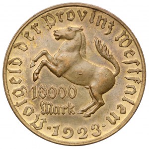 Westphalia, 10,000 marks 1923