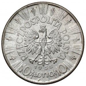 Piłsudski 10 złotych 1938