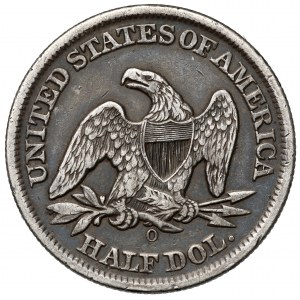USA, 1/2 dolara 1858-O, New Orleans