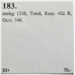 Zygmunt I Stary, Szeląg Gdańsk 1530
