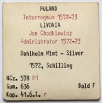 Inflanty, Szeląg Dahlen 1572 - ex. Karolkiewicz