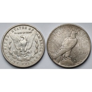 USA, Dolar 1902 i 1926-D - zestaw (2szt)