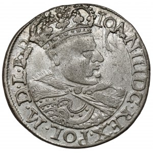 Jan III Sobieski, Szóstak Kraków 1682 - w koronie