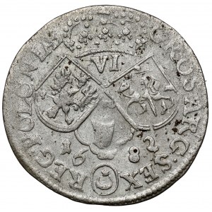 Jan III Sobieski, Szóstak Kraków 1682 - w koronie