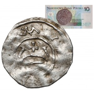 Mieszko II, Denar Wielkopolska (1013-1025) - MISICO - ikona średniowiecza