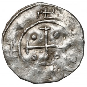 Mieszko II, Denar Wielkopolska (1013-1025) - MISICO - ikona średniowiecza