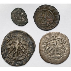 Jagiełło - Warneńczyk, od Denara do Półgrosza - zestaw (4szt)