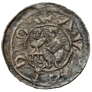 Władysław II Wygnaniec, Denar - Walka z lwem