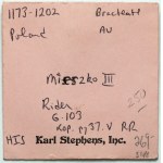 Mieszko III Stary, Brakteat łaciński - Książe na koniu