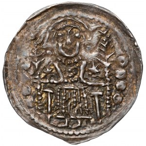 Bolesław V Wstydliwy, Denar Kraków (1250/54) - św. Stanisław / św. Wojciech