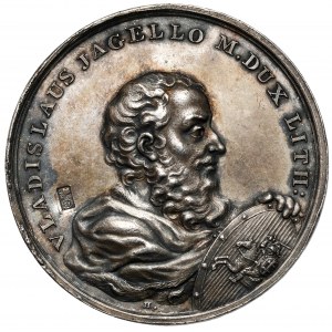 Medal SUITA KRÓLEWSKA - Władysław Jagiełło - SREBRO