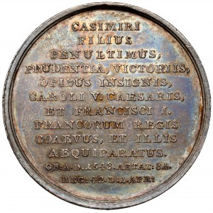 Medal SUITA KRÓLEWSKA - Zygmunt I Stary - SREBRO