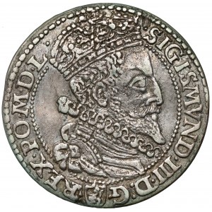 Zygmunt III Waza, Szóstak Malbork 1599 - duża głowa