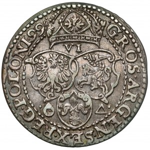 Zygmunt III Waza, Szóstak Malbork 1599 - duża głowa