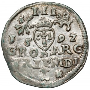 Zygmunt III Waza, Trojak Wilno 1592
