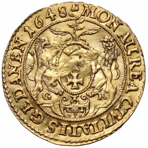Władysław IV Waza, Dukat Gdańsk 1648 GR