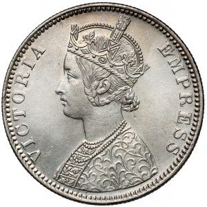 Indie, Wiktoria, Rupia 1888