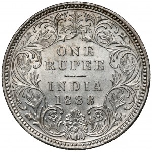 Indie, Wiktoria, Rupia 1888