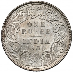 Indie, Wiktoria, Rupia 1900