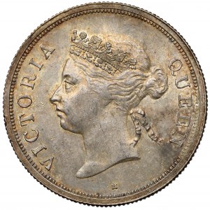 Straits Settlements, Wiktoria, 50 centów 1890