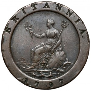 Wlk. Brytania, Jerzy III, 2 pence 1797