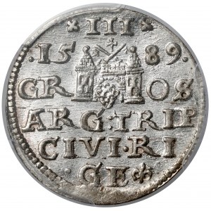 Zygmunt III Waza, Trojak Ryga 1589