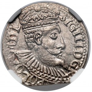Zygmunt III Waza, Trojak Olkusz 1598 - duża głowa