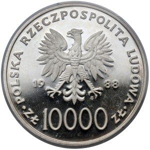 10.000 złotych 1988 Jan Paweł II - X lat pontyfikatu