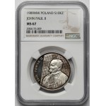 10.000 złotych 1989 Jan Paweł II - na kratce