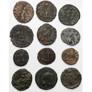 Cesarstwo Rzymskie, Antoniniany - w tym Vabalathus - zestaw (12szt)