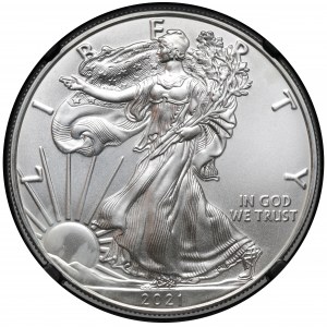 USA, Dolar 2021-W, West Point - Walking Liberty