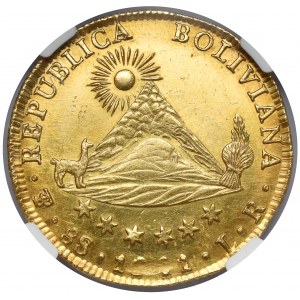 Boliwia, 8 scudos 1841 LR, Potosi