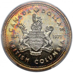 Kanada, Elżbieta II, Dolar 1971 - British Columbia