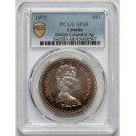 Kanada, Elżbieta II, Dolar 1971 - British Columbia