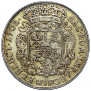 August II Mocny, Talar Lipsk 1702 - Order Dannebroga