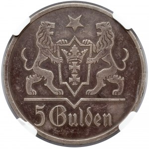 Gdańsk, 5 guldenów 1923