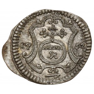 August III Sas, Halerz 1752 FWóF, Drezno