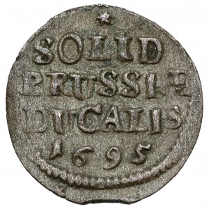 Prusy-Brandenburgia, Friedrich III, Szeląg 1695 SD, Królewiec