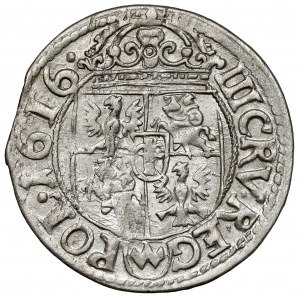 Zygmunt III Waza, 3 krucierze Kraków 1616 - Awdaniec - ex. Karolkiewicz