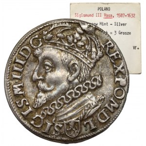 Zygmunt III Waza, Trojak Kraków 1600 - ex. Karolkiewicz