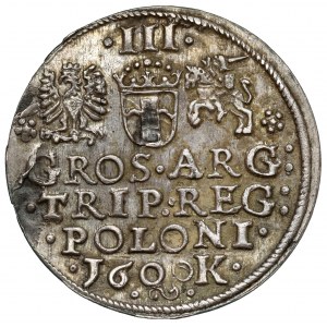 Zygmunt III Waza, Trojak Kraków 1600 - ex. Karolkiewicz
