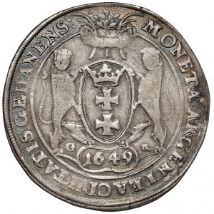 Jan II Kazimierz, Talar Gdańsk 1649 GR
