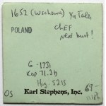 Jan II Kazimierz, Ort Wschowa 1652 MW