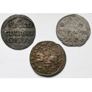Jan II Kazimierz, Szelągi 1658-1666 - zestaw (3szt)