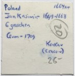 Jan II Kazimierz, Szóstak 1664 i Ort 1655 - zestaw (2szt)
