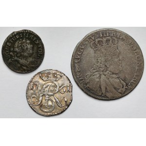 August III Sas, Szelągi i szóstak 1753-1761 - w tym Karolkiewicz (3szt)