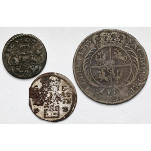 August III Sas, Szelągi i szóstak 1753-1761 - w tym Karolkiewicz (3szt)