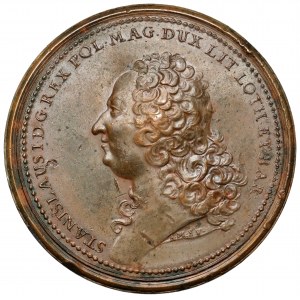 Stanisław Leszczyński, Medal Nancy 1755
