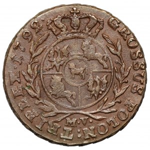 Poniatowski, Trojak 1792 MV - mennica